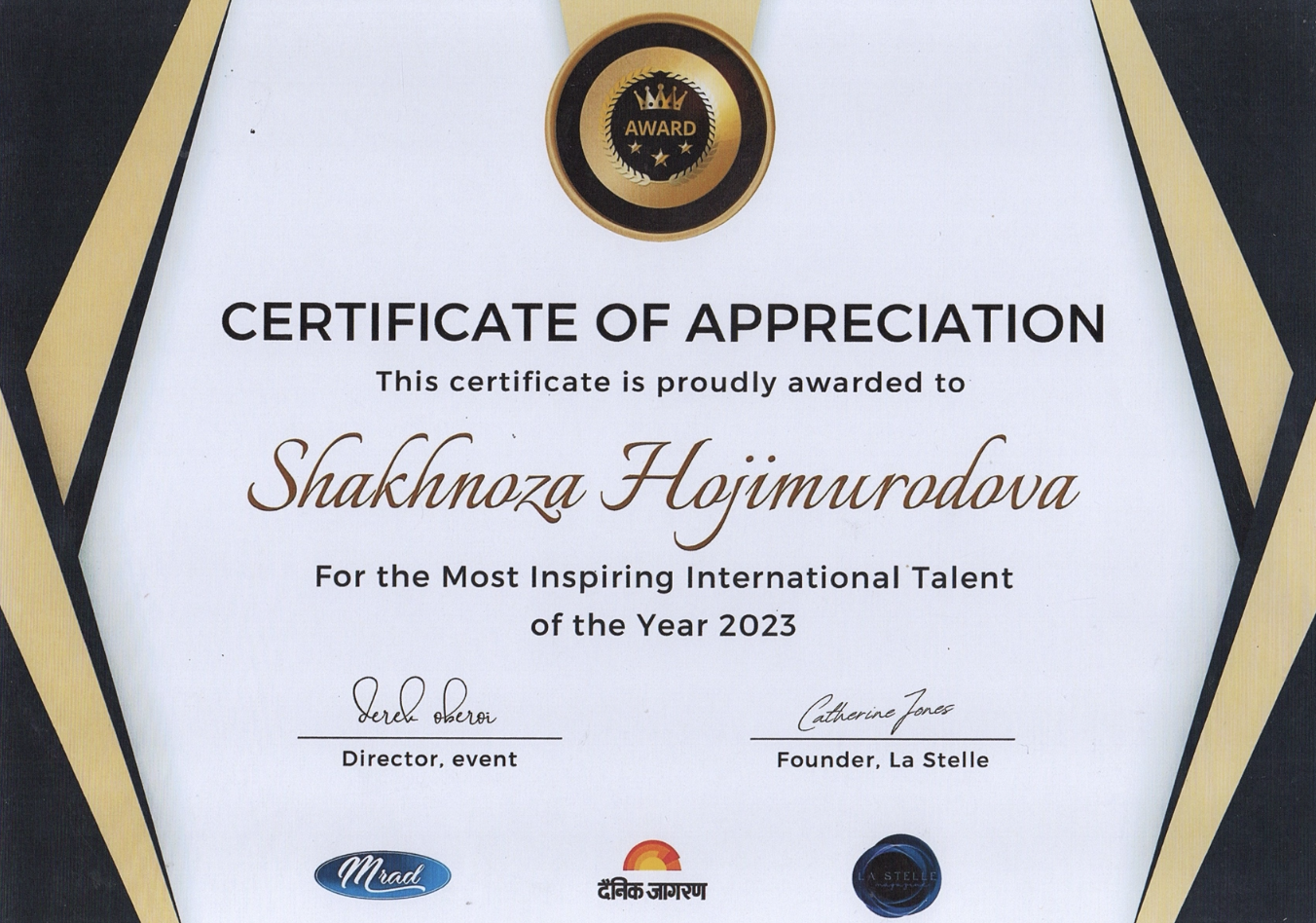 Most Influential Talent